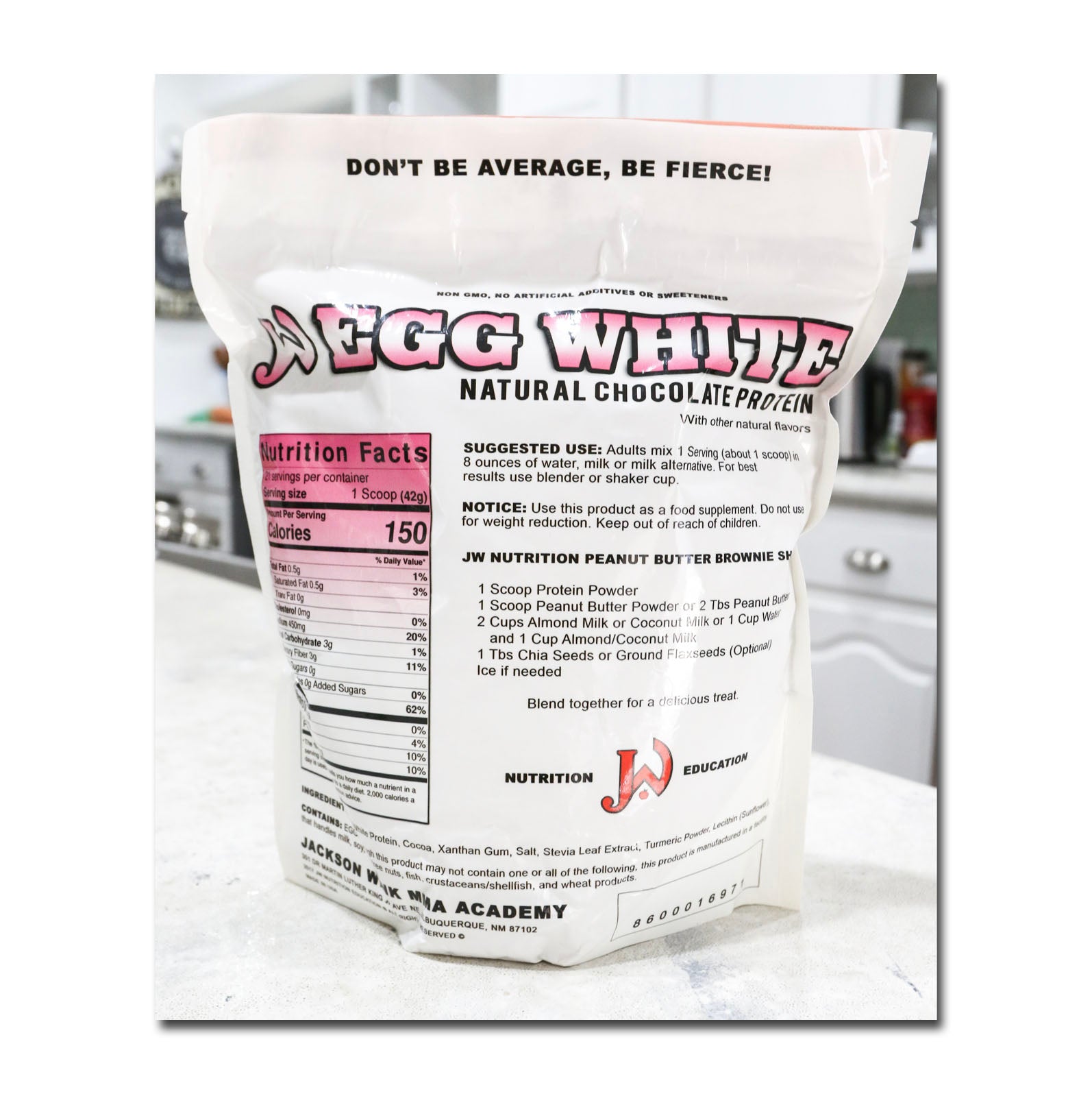 Holly Holm Chocolate Egg White Protein Powder PLEASE LIMIT 5 PER ORDER